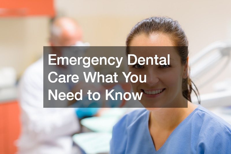 Emergency Dental Care  What You Need to Know